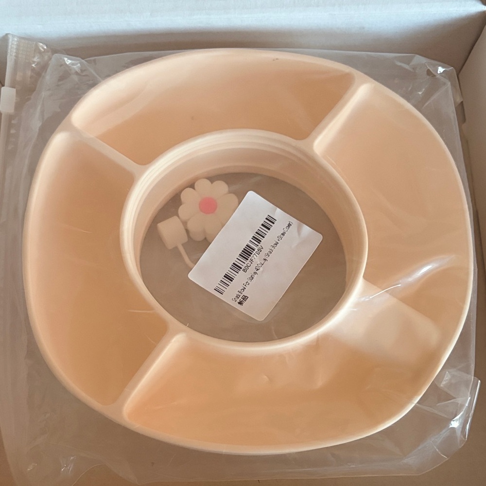 Snack bowl for 40 oz Stanley with straw lid